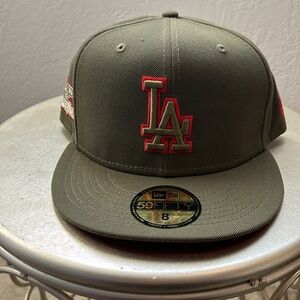 Los Angeles Dodgers New Era 59fifty 8 Locker Room Of Downey 1981 Patch